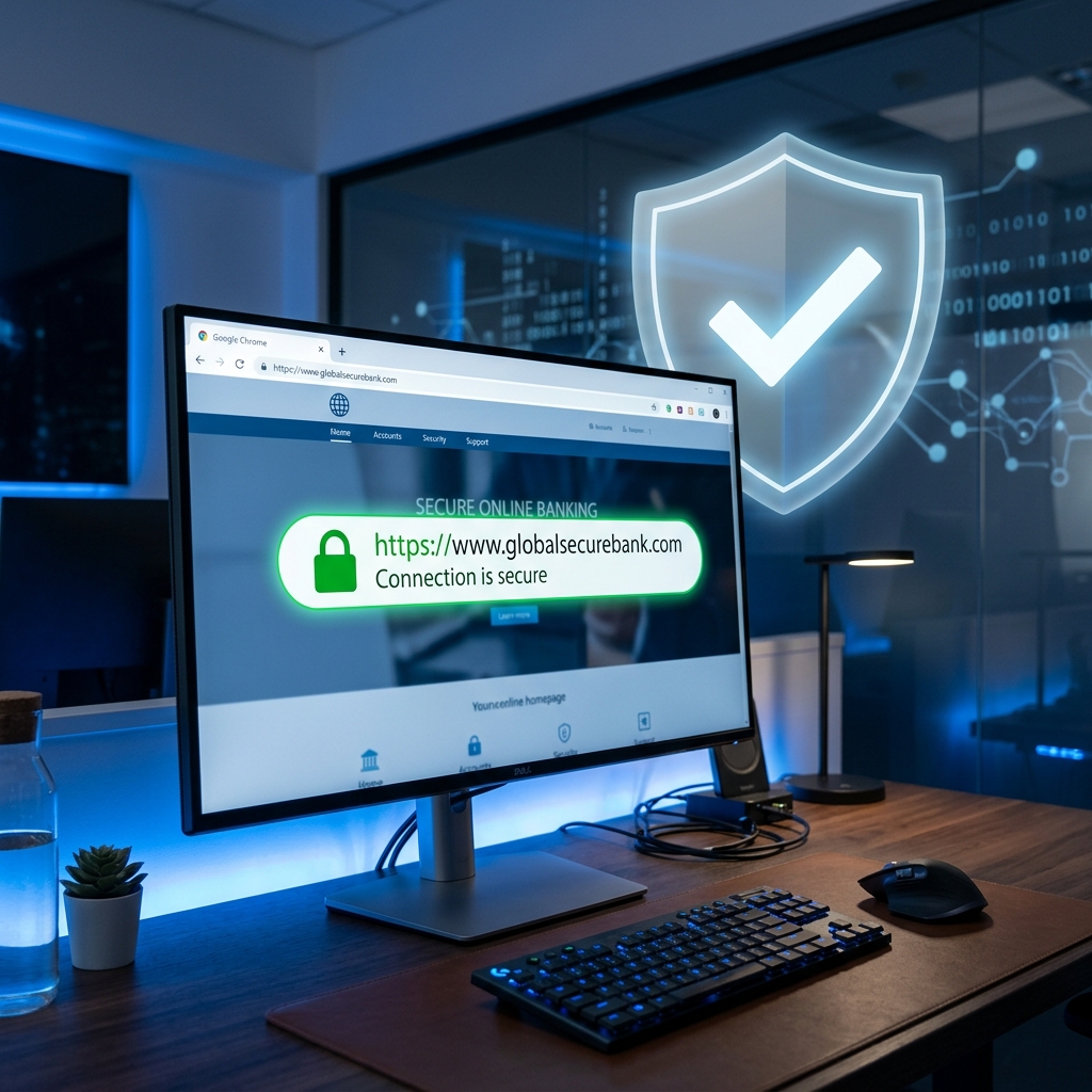 SSL secure HTTPS connection padlock